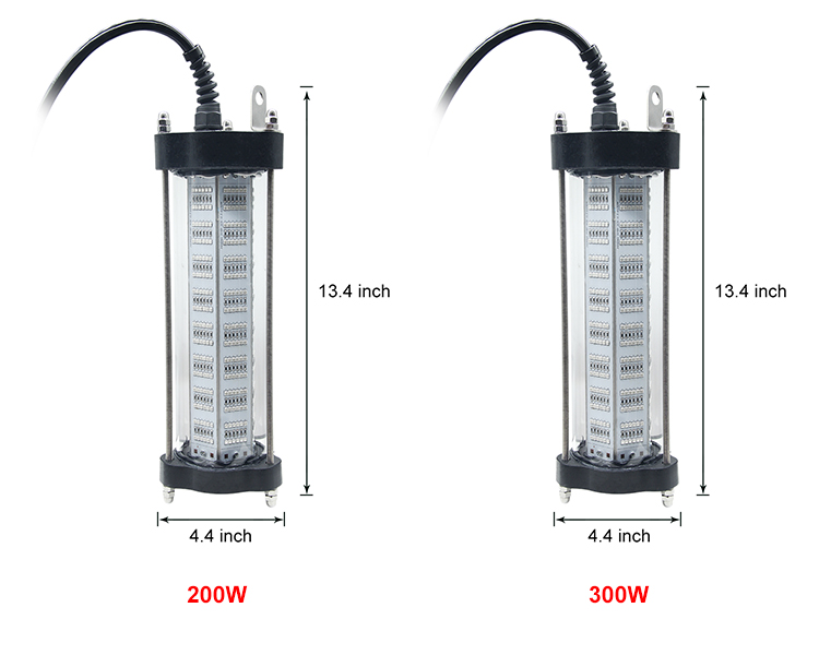 225000LM 150000LM led underwater fishing light powerful fish light led lure fishing use to sea fishing