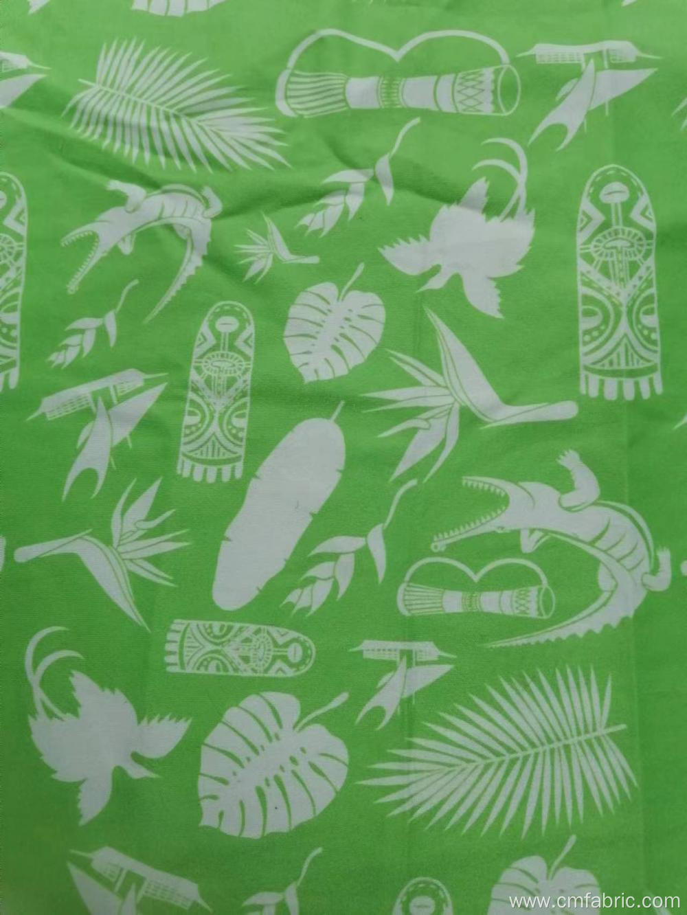 100% Polyester peachskin printed fabric for BEACH SHORTS