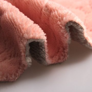 Not stick Oil Coral Fleece Clean Cloth