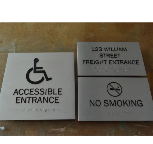 custom braille signs