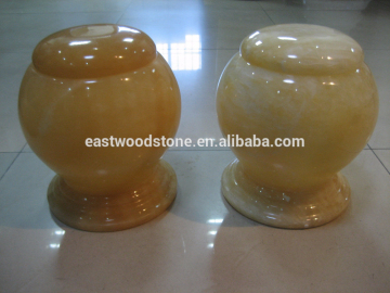 yellow onyx marble urn for sale,ash urn