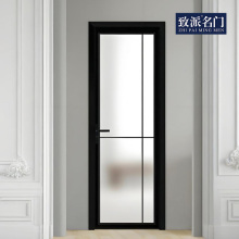 Simplified swing door tempered glass door