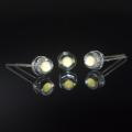 백색 LED 5mm 밀짚모자 2000-2200mcd 순백색