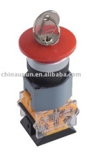 Emergency stop button switches with key CE
