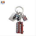 Souvenir metalen Londen sleutelhanger in aangepaste vorm