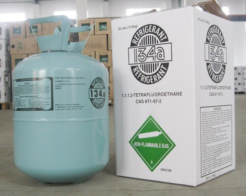 Refillable cylinders r134a refrigerant gas high purity 99.9% in hydrocarbon