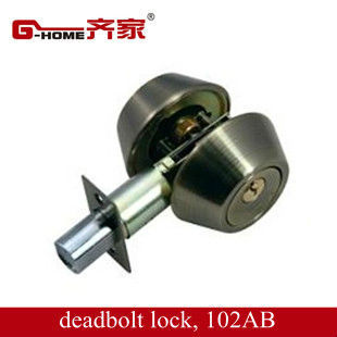 steel deadbolt mortise lock 102AB