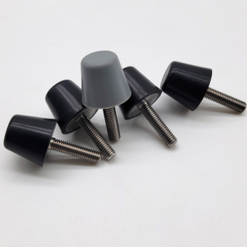 High Quality Custom Harder Rubber Feet Strap Screws Silicone Rubber Strap Iron Parts Pu Rubber Buffer Bumper Screws