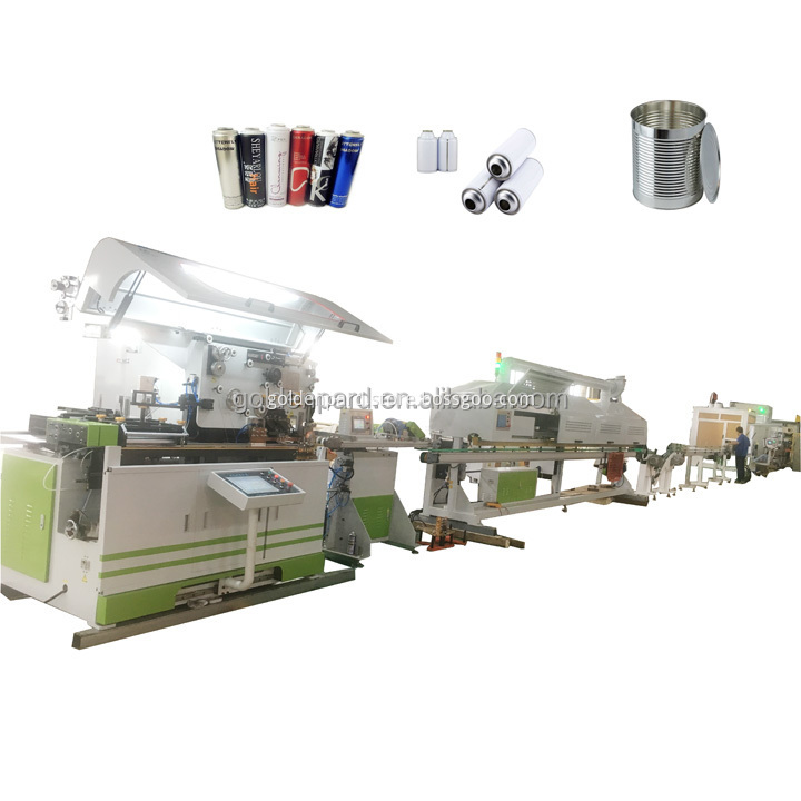 Automatic aerosol spray can production line making machine to make aerosol tin cans