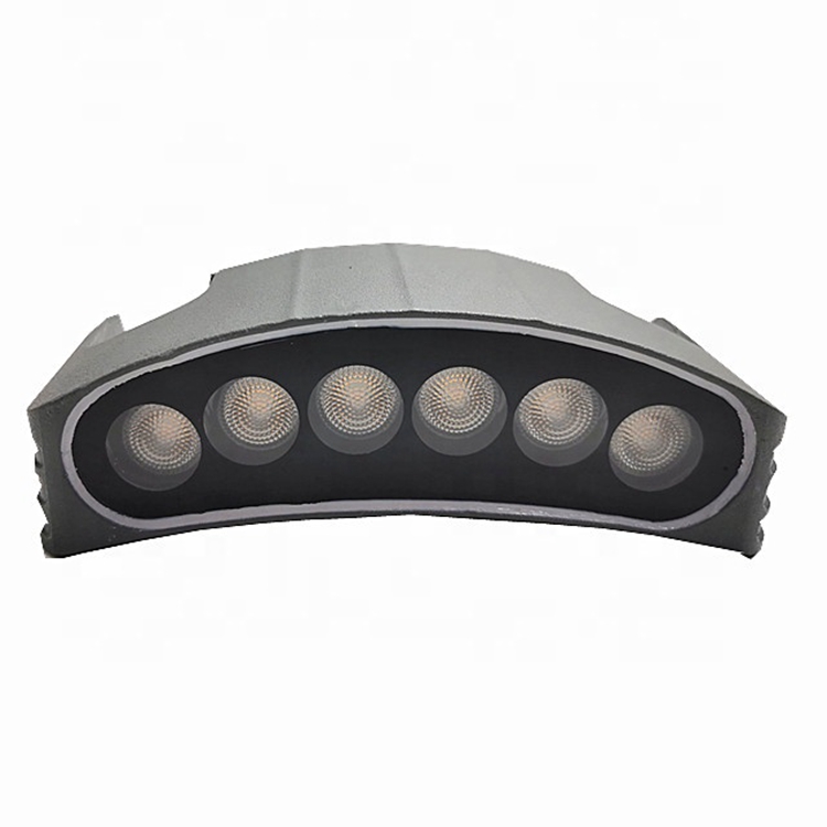 Power saving outdoor double head wall light