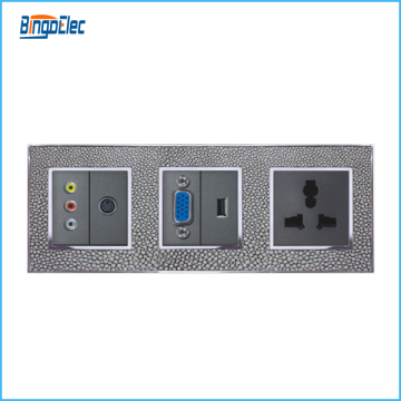 UK senior information and multimedia wall socket