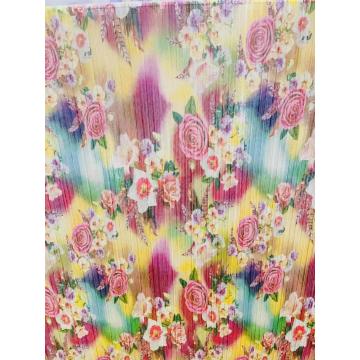 Poly Crepe Print Cloth Woven Untuk Gaun dan Kain Fashion