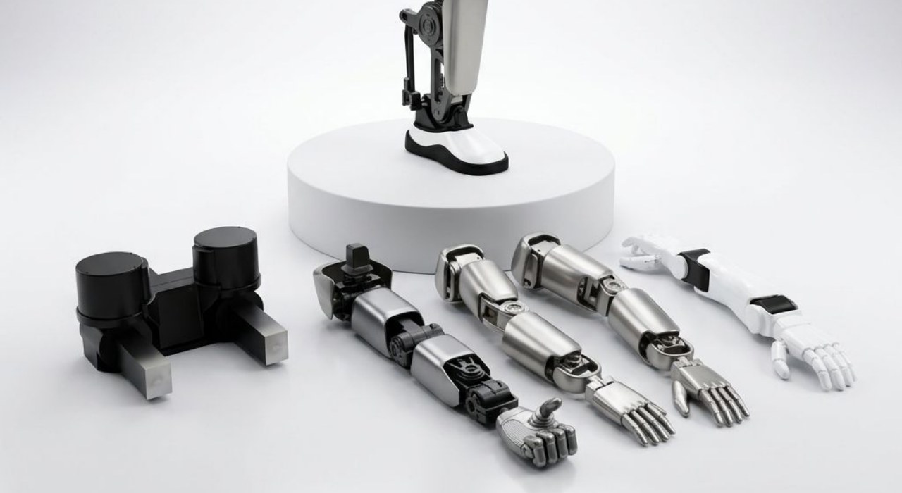 ذراع روبوتية مطبوعة بتقنية ثلاثية الأبعاد 3D Printed Robotic Arm