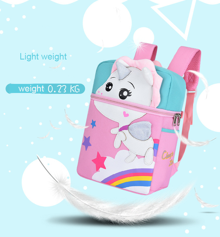 Kindergarten Schoolbag Children's Anti-lost Cartoon Creative DIY Stereo School Backpack Boy Girl 3D Cartoon Baby Backpack Cute