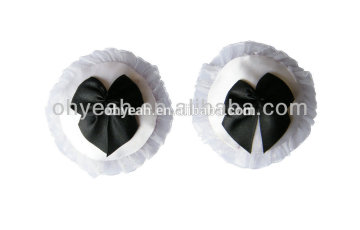 Black rosette fashion sexy nipple cover