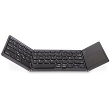 Wireless Mini Touch Screen Keyboard: Portable, Foldable, and Ultra-Thin Bluetooth Keyboard
