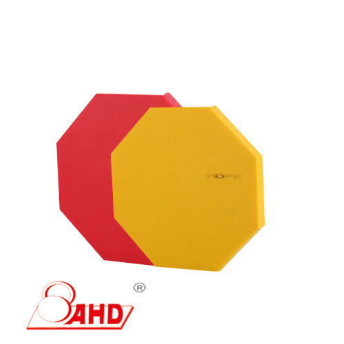 Rood getextureerd HDPE-plastic / polyethyleen PE-blad