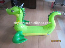 Inflatable dinosaur rider