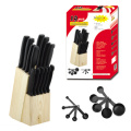 19pcs knife block set