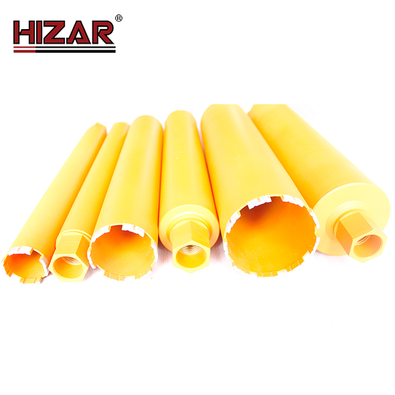 wet hollow core diamond drill bits for concrete with stable and long life span