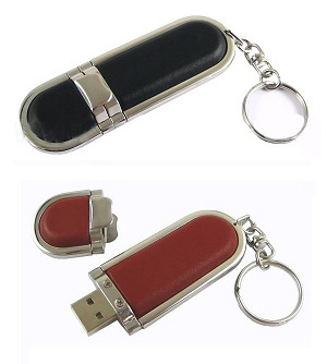 Cuero promocional USB con Logo impreso disponible