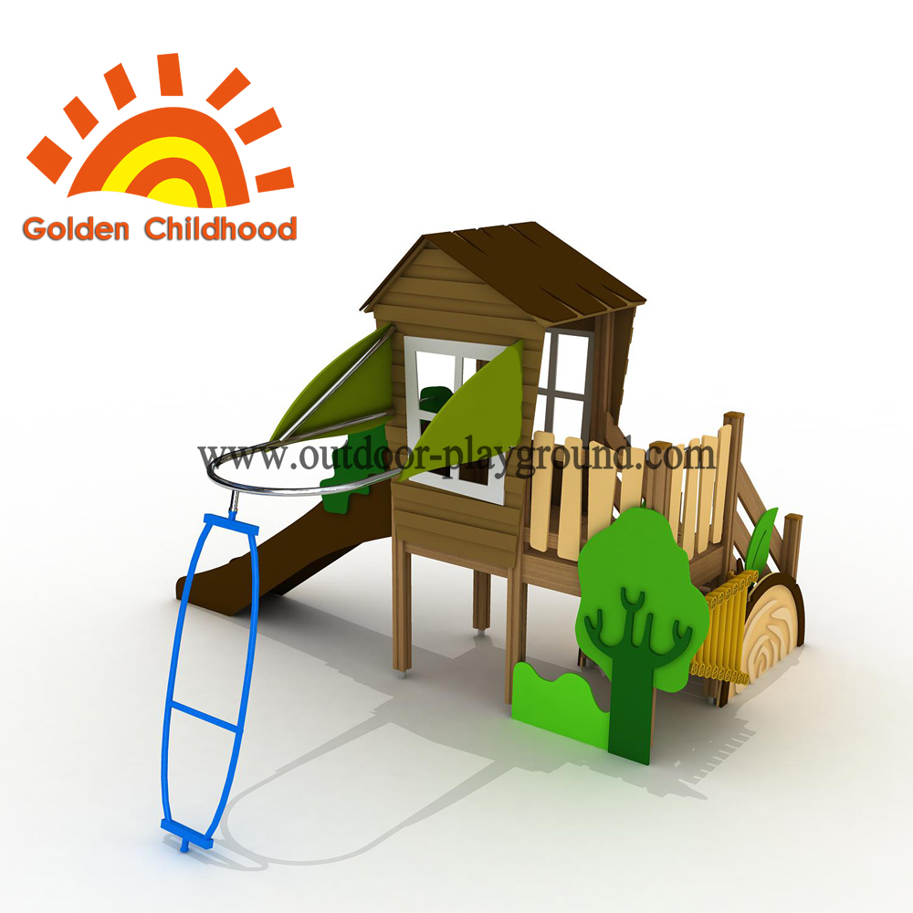 Single Outdoor Playground Playhouse