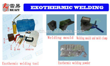 high quality exothermic weld powder/mold thermit welding kit process