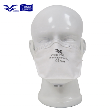 Fold Flat Disposable FFP2 Dust Mask with Valve