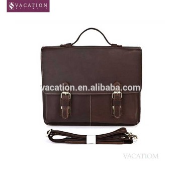 custom metal buckle portable briefcase