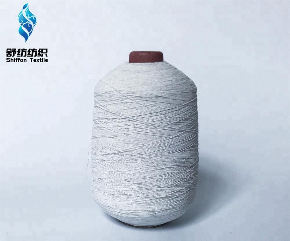Lycra spandex covered yarn Latex rubber elastic yarn for gloves socks