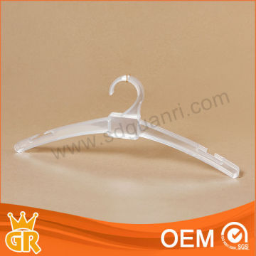 OEM china wholesale plastic clear clothes acrylic hanger