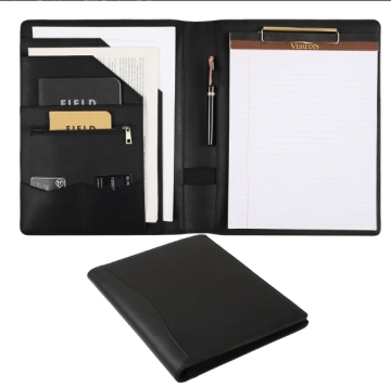 Personalized PU Leather Resume Cover Portfolio Folder