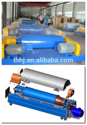 Decanter centrifuge for waste water effluent treatment system