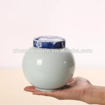 Decal Ceramic funeral cremaiton urns for pet ashes