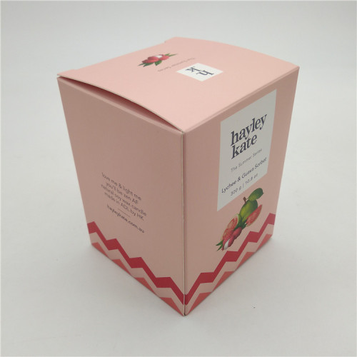 Custom Flat Packed Candle Boxes with Logo