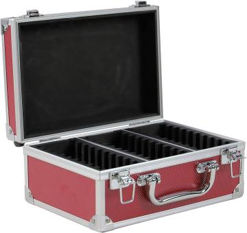 Aluminum Coin Case with Flocked Interior for 30 Slabbed Coins - NGC PCGS ANACS ICG Compatible