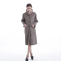 Cappotto invernale in cashmere monopetto