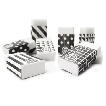 Custom White Rubber Erasers for School & Office