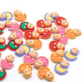 Nouveau Kawaii assorti de cabochons de fruits en résine Flatback Dollhouse Miniatures cabines de fruits avec mignon beau nouveau-né Babay visage décor