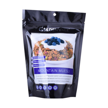 Matte biologisch afbreekbare granola muesli kraft opstaan ​​zakje