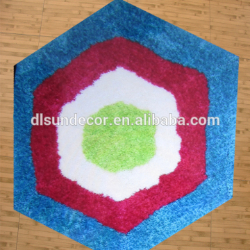 soft colorful shaggy rug for kids