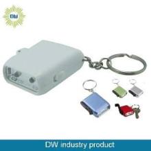 Mini Dynamo Flashlight Keychain