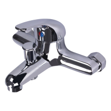 TMOK Brass Body Wall-Mounted Single-Handle Bath Tub Faucet for Bathroom Showers