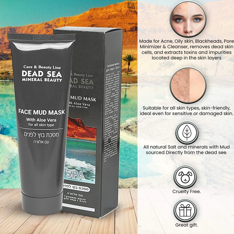 OEM Best Acne Scar Blackheads Treatment Dead Sea Mud Mask