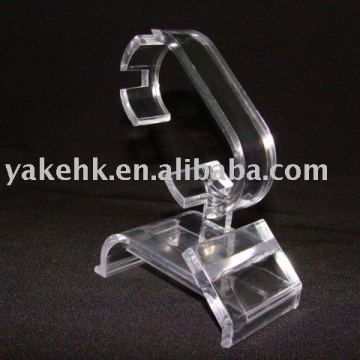 Transparent Plastic Watch Stand