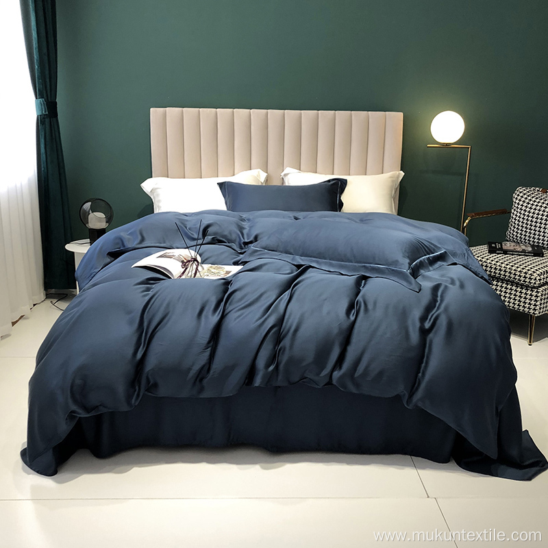 Solid bamboo bedding sheet