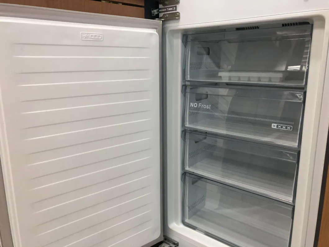 Double Doors Built-in Type Household Use Bottom Freezer Refrigerator