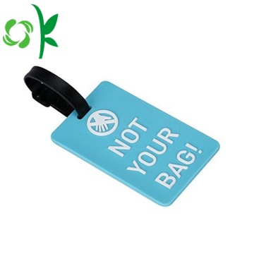 Promotional Silicone Cute Tags with Luggage