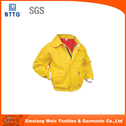 EN 11612 fire retardant safety jackets with hood