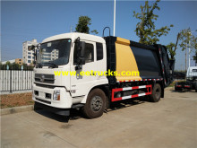 12 CBM Dongfeng Compress Trash Trucks